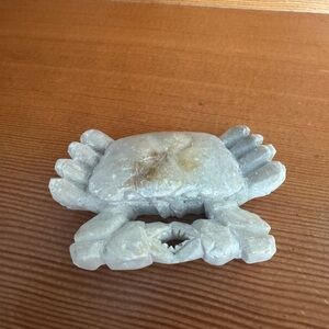 Stone carved crab